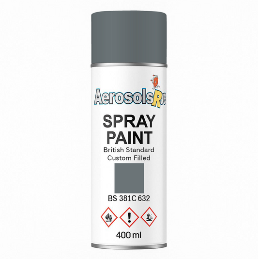 381C 632 Dark admiralty grey 400ml Aerosol Available in any Finish