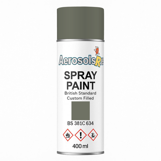 381C 634 Slate 400ml Aerosol Available in any Finish