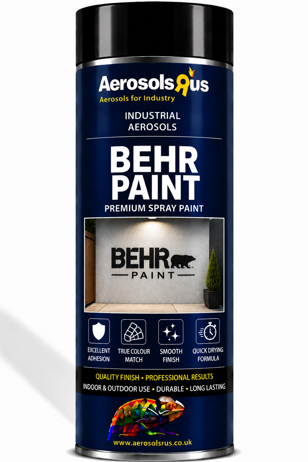 Behr® Coloured Aerosols - Any Behr® Colour Tameside Paints & Supplies Ltd