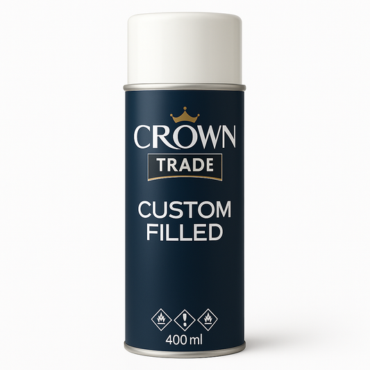 Crown Trade Colours - Custom Filled 400ml Aerosol - 1900 Colours