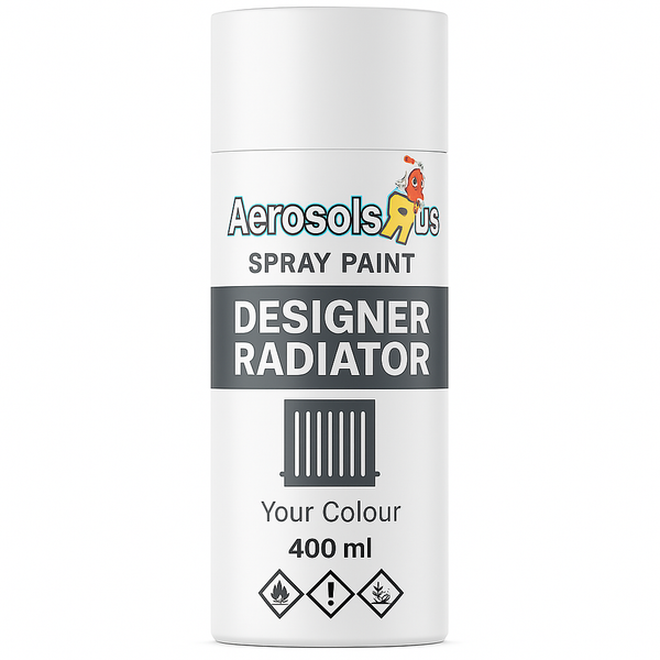 Designer Radiator Spray Paint 400ml, Heat Resistant - Available in any colour