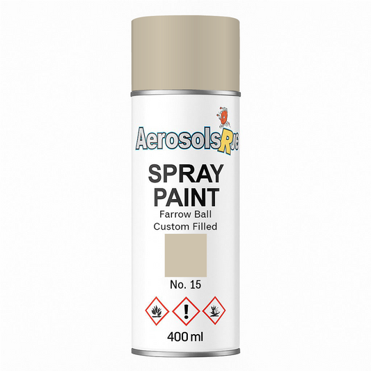 Farrow and Ball -Bone No. 15 400ml Aerosol Available in any Finish