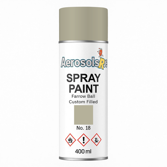 Farrow and Ball -French Gray No. 18 400ml Aerosol Available in any Finish