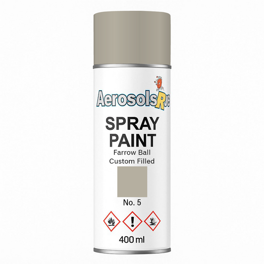 Farrow and Ball -Hardwick White No. 5 400ml Aerosol Available in any Finish