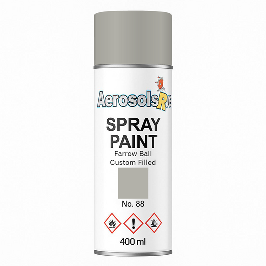 Farrow and Ball -Lamp Room Gray No. 88 400ml Aerosol Available in any Finish