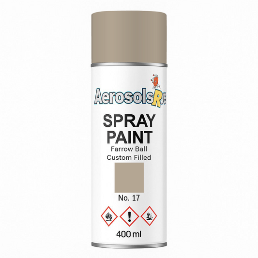 Farrow and Ball -Light Gray No. 17 400ml Aerosol Available in any Finish