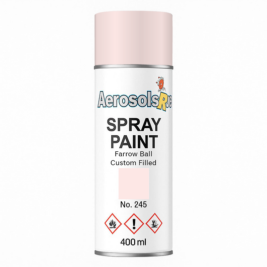 Farrow and Ball -Middleton Pink No. 245 400ml Aerosol Available in any Finish