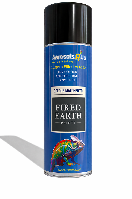 Fired Earth Colours - Custom Filled 400ml Aerosol - 120 Colours