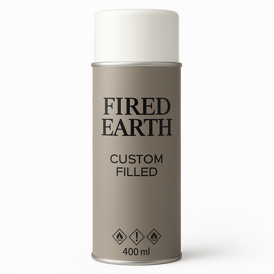 Fired Earth Colours - Custom Filled 400ml Aerosol - 120 Colours