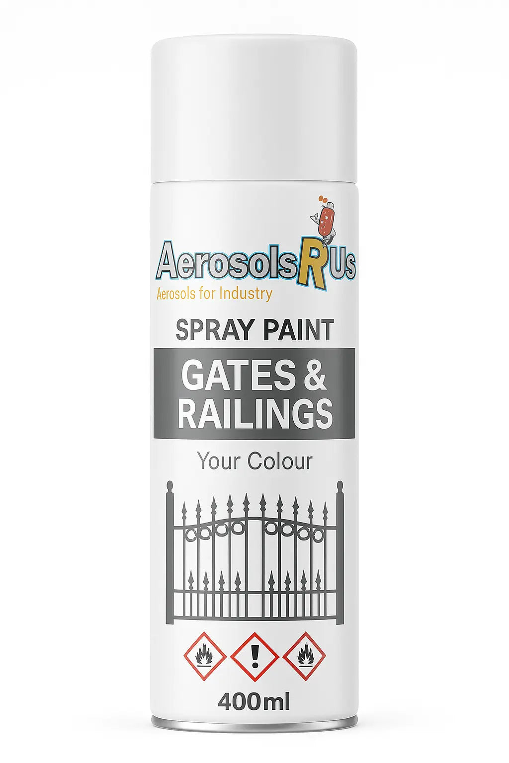 Gates & Railings 400ml Spray Paint Aerosols "R" Us