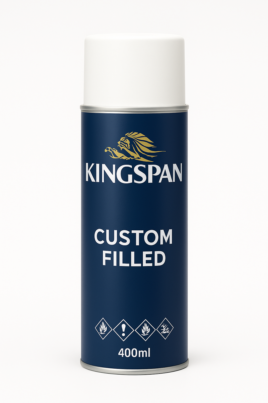 Kingspan Colours - Custom Filled 400ml Aerosol - 47 Colours