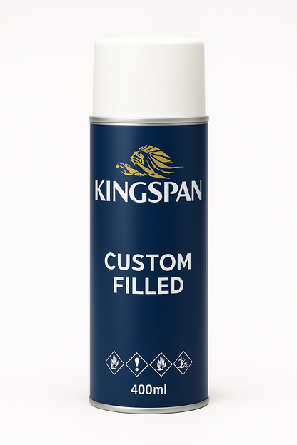 Kingspan Colours - Custom Filled 400ml Aerosol - 47 Colours