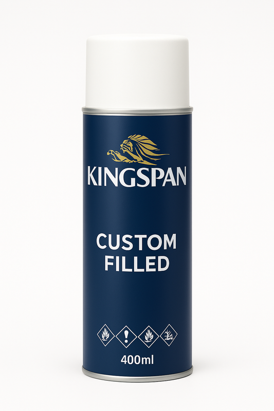 Kingspan Colours - Custom Filled 400ml Aerosol - 47 Colours