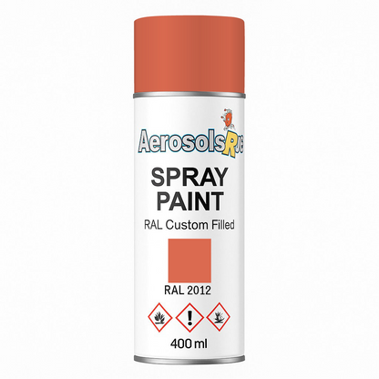RAL 2012 Salmon Orange - 400ml Aerosol Spray Paint Any Finish