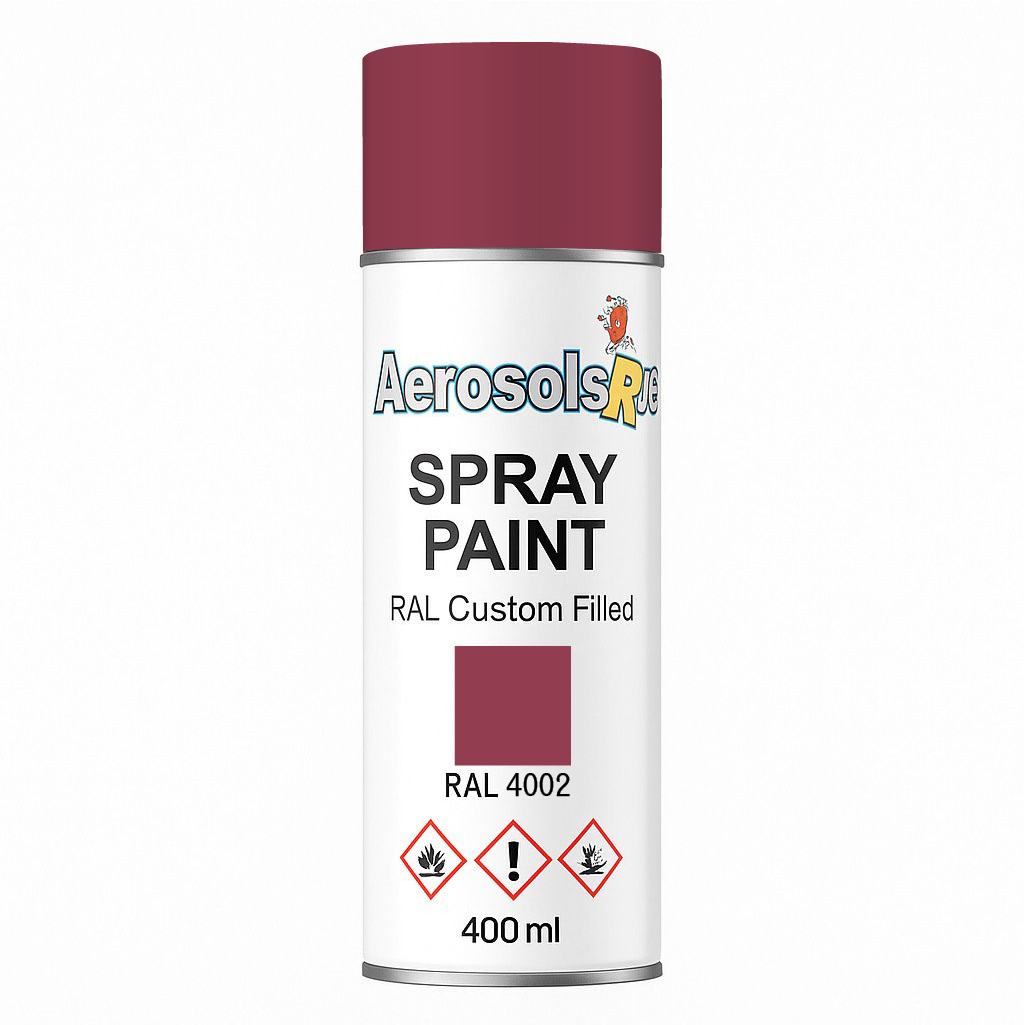 RAL 4002- 400ml Aerosol Spray Paint Any Finish