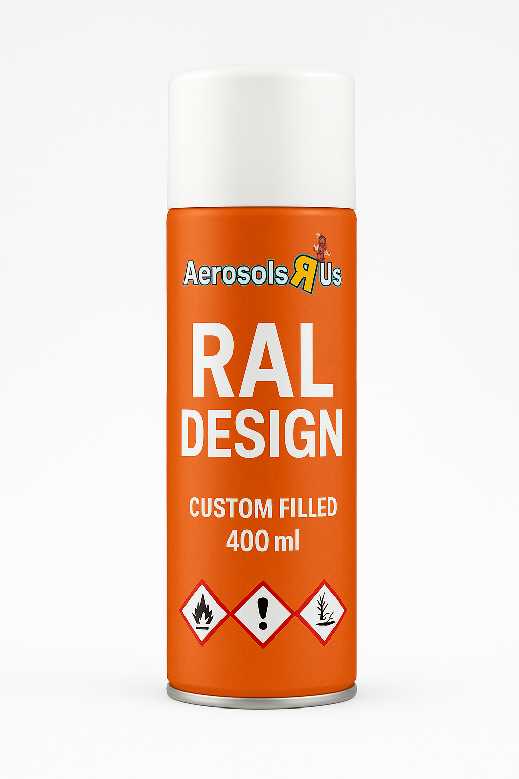 RAL Design Colours - Custom Filled 400ml Aerosol - 1825 Colours