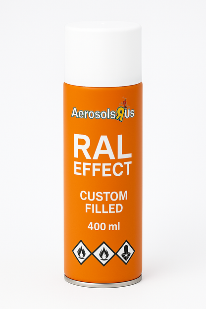 RAL Effect Colours - Custom Filled 400ml Aerosol - 490 Colours