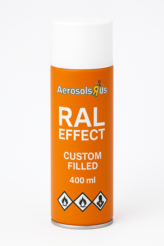 RAL Effect Colours - Custom Filled 400ml Aerosol - 490 Colours