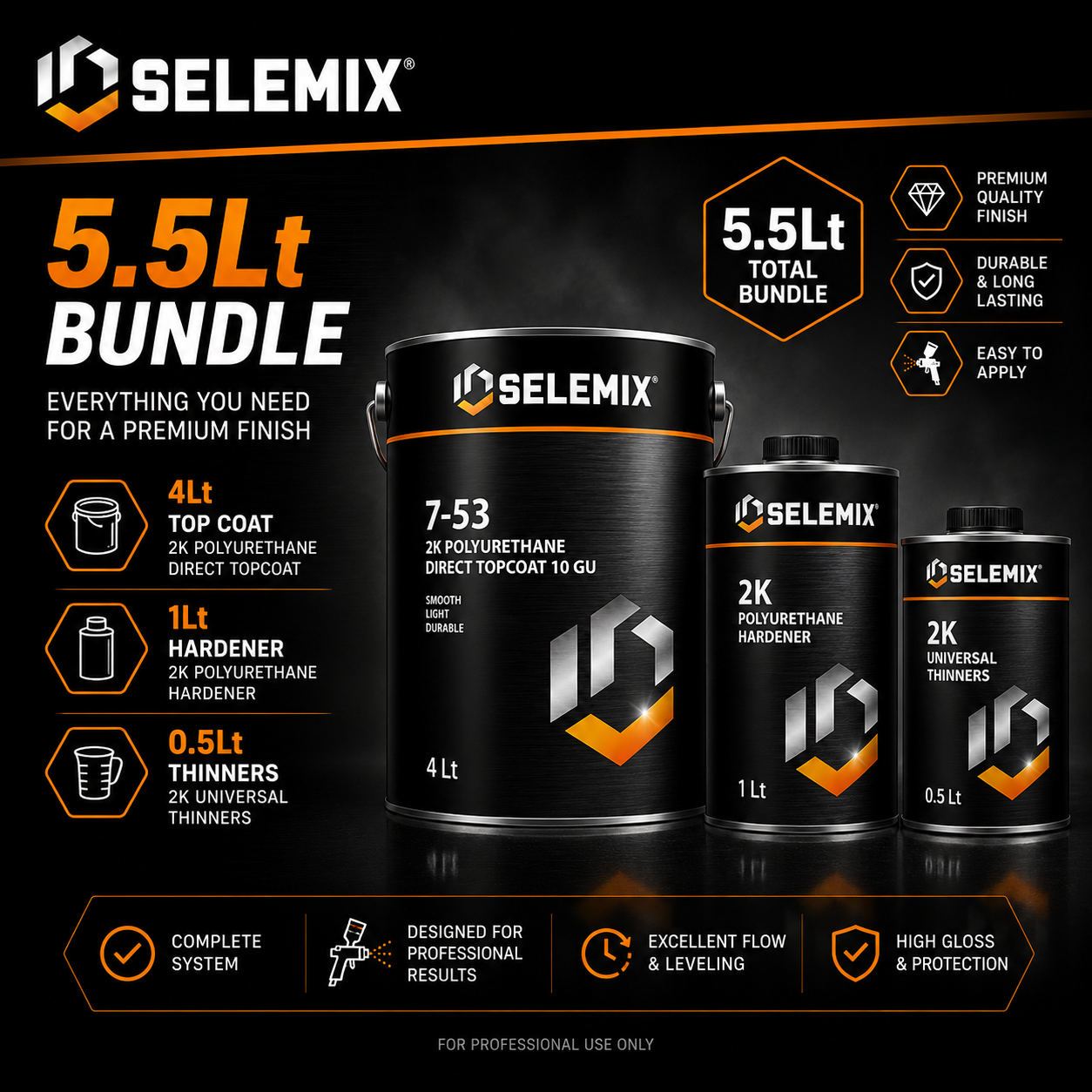 5.5Lt Selemix Bundle Tameside Paints & Supplies Ltd