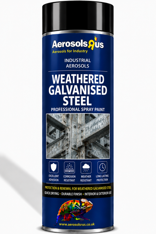 Weathered Galvanised Steel Aerosol Tameside Paints & Supplies Ltd