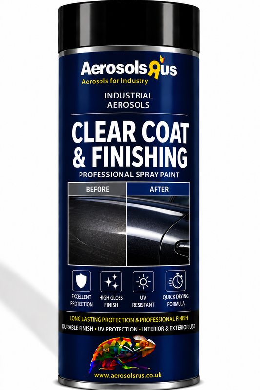 Clear Coat and finishing aerosols Tameside Paints & Supplies Ltd