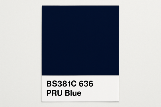 Create a colour Swatch BS381C 636 PRU blue 