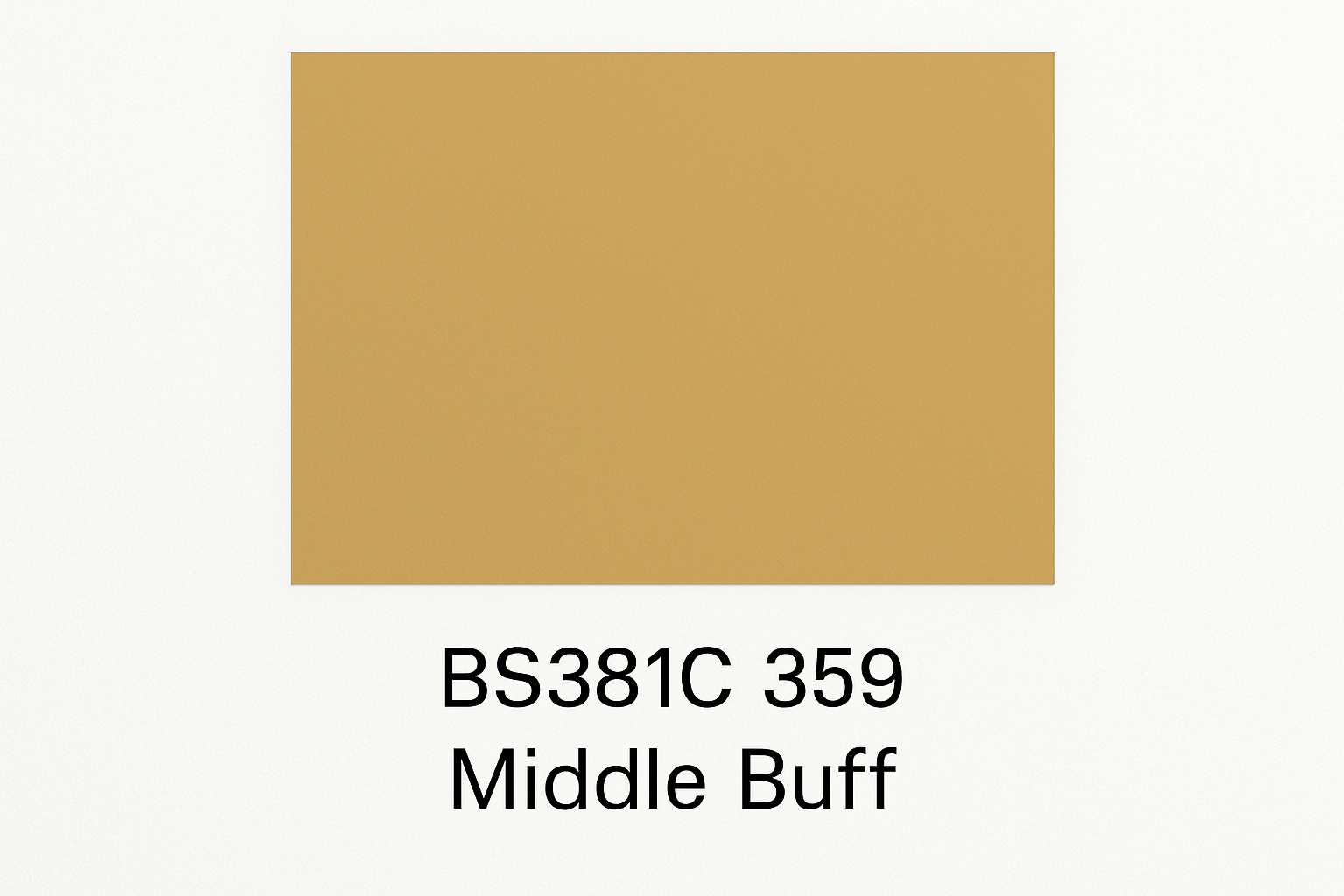 cREATE cOLOUR sWATCH bs381C 359 Middle buff 