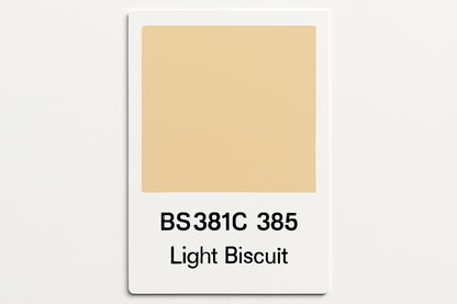 Create Colour Swatch Card BS381C 385 Light biscuit