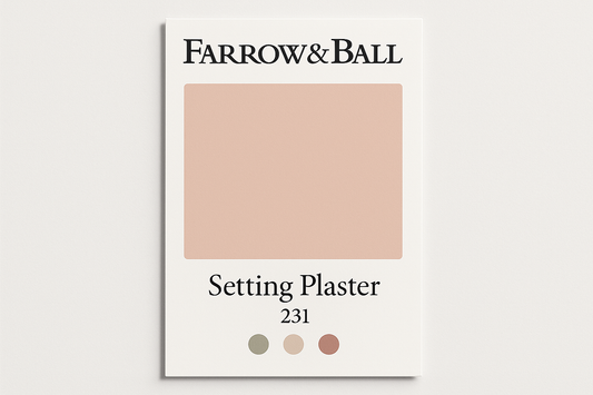 Create colour swatch Card for Farrow and Ball Setting Plaster