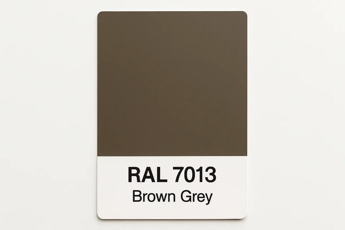 Color 13013 create Colour Swatch Card RAL 7013