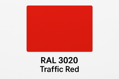 Display RAL 3020 Traffic Red