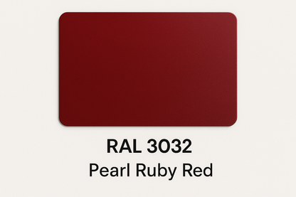 Display RAL 3032 Pearl Ruby Red