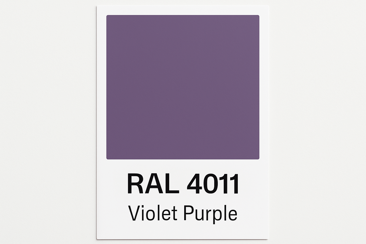 Display RAL 4011 Violet Purple