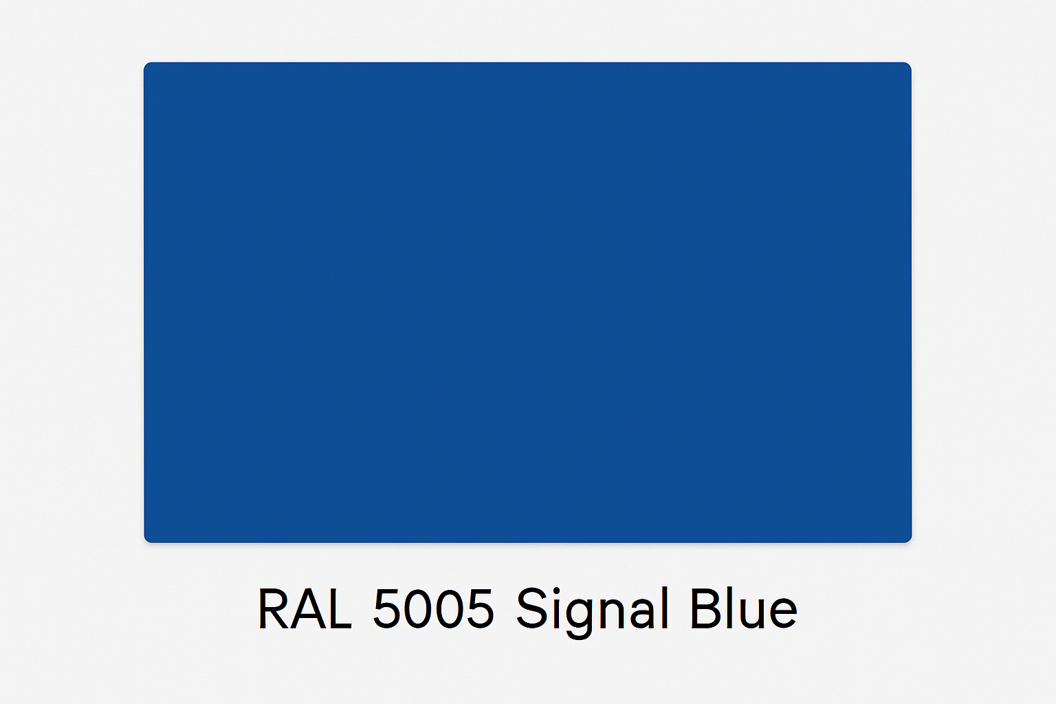 Display RAL 5005 Signal Blue