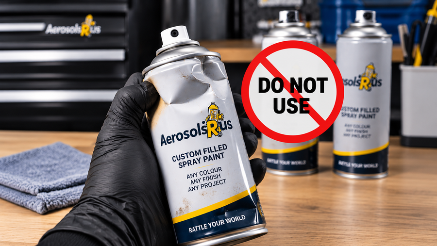 Aerosol troubleshooting step