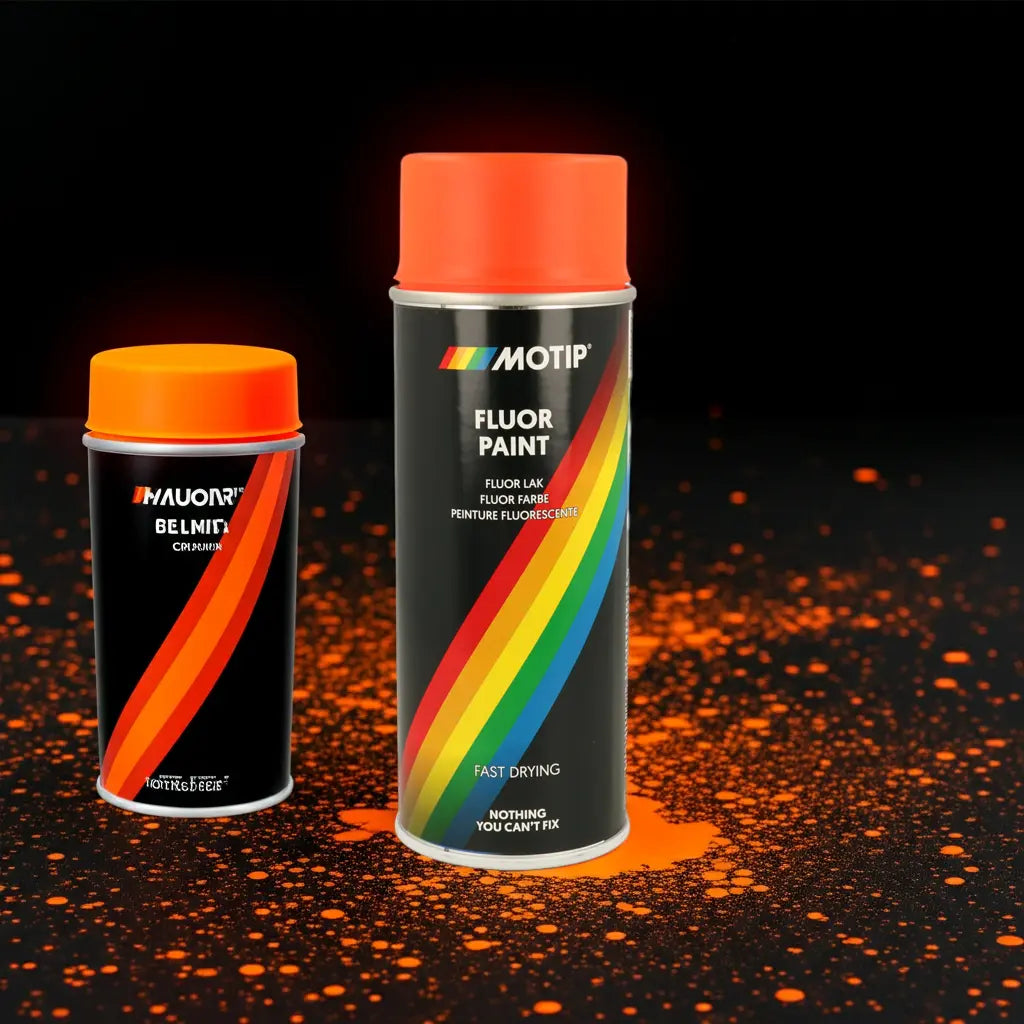 Fluorescent Red-Orange 400ml Motip