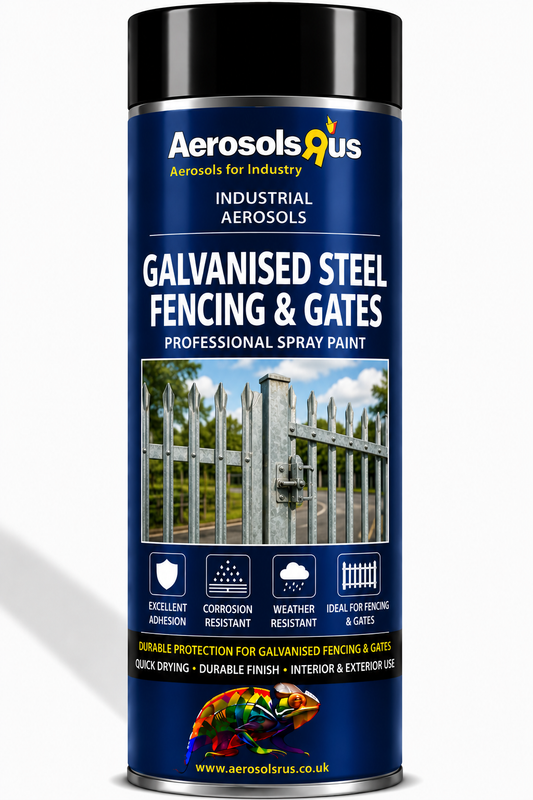 Galvanised Steel Fences and Gates Aerosol Tameside Paints & Supplies Ltd