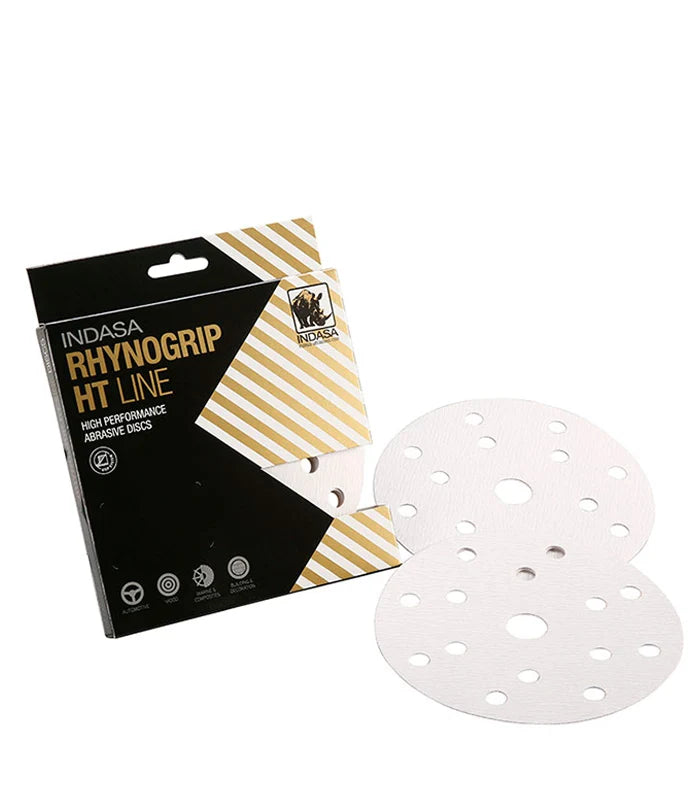 Indasa Rhynogrip HT Line 150mm Sanding Discs – Pack of 10