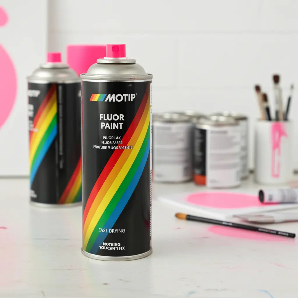 Fluorescent Pink 400ml Motip