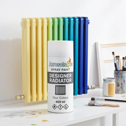 Designer Radiator Spray Paint 400ml, Heat Resistant - Available in any colour Aerosols "R" Us
