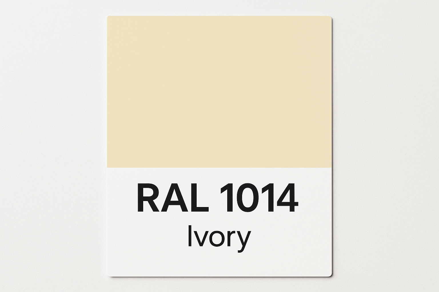 Show an example of RAL 1014