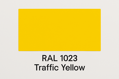 Show an example of RAL 1023 Traffic Yellow