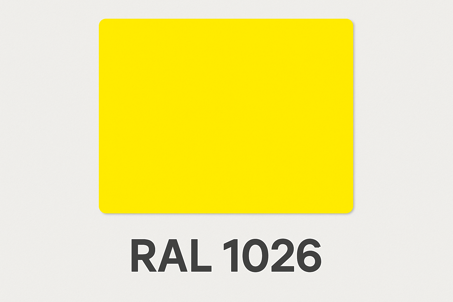 Show an example of RAL 1026
