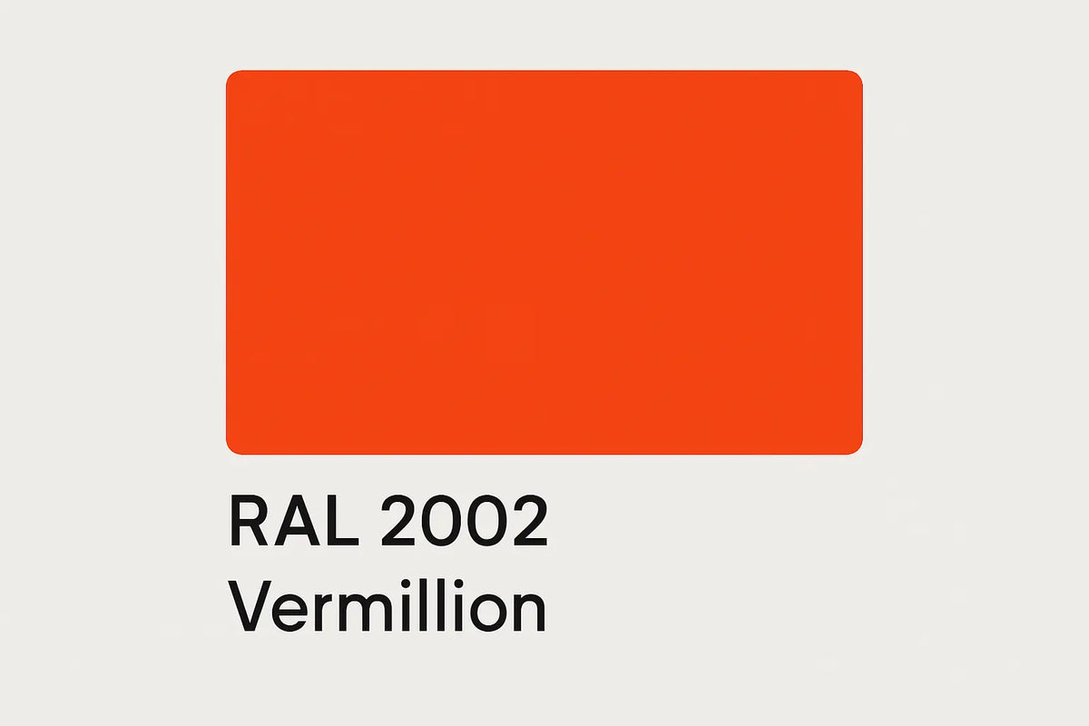 Color 2002 RAL 2002 Vermillion - 400ml Aerosol Spray Paint Any Finish - Tameside ...