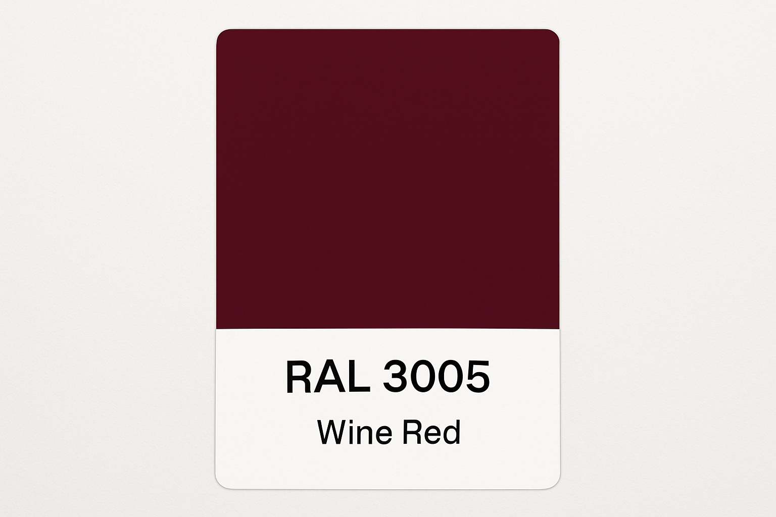 Show an example of RAL 3005 Wine Red