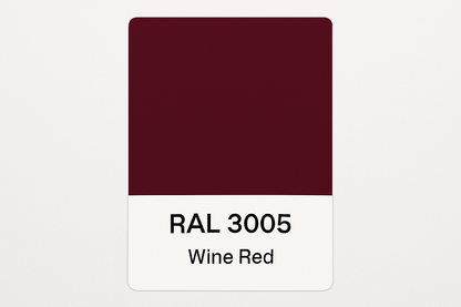 Show an example of RAL 3005 Wine Red