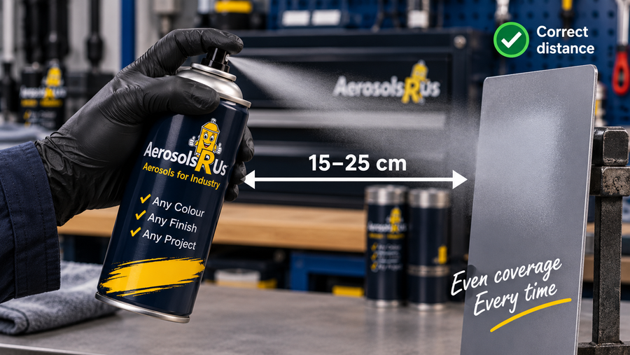 Aerosol troubleshooting step